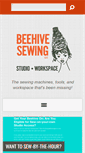 Mobile Screenshot of beehivesewing.com